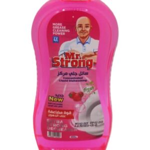 مستر سترونج سائل غسيل صحون وردي450 مل